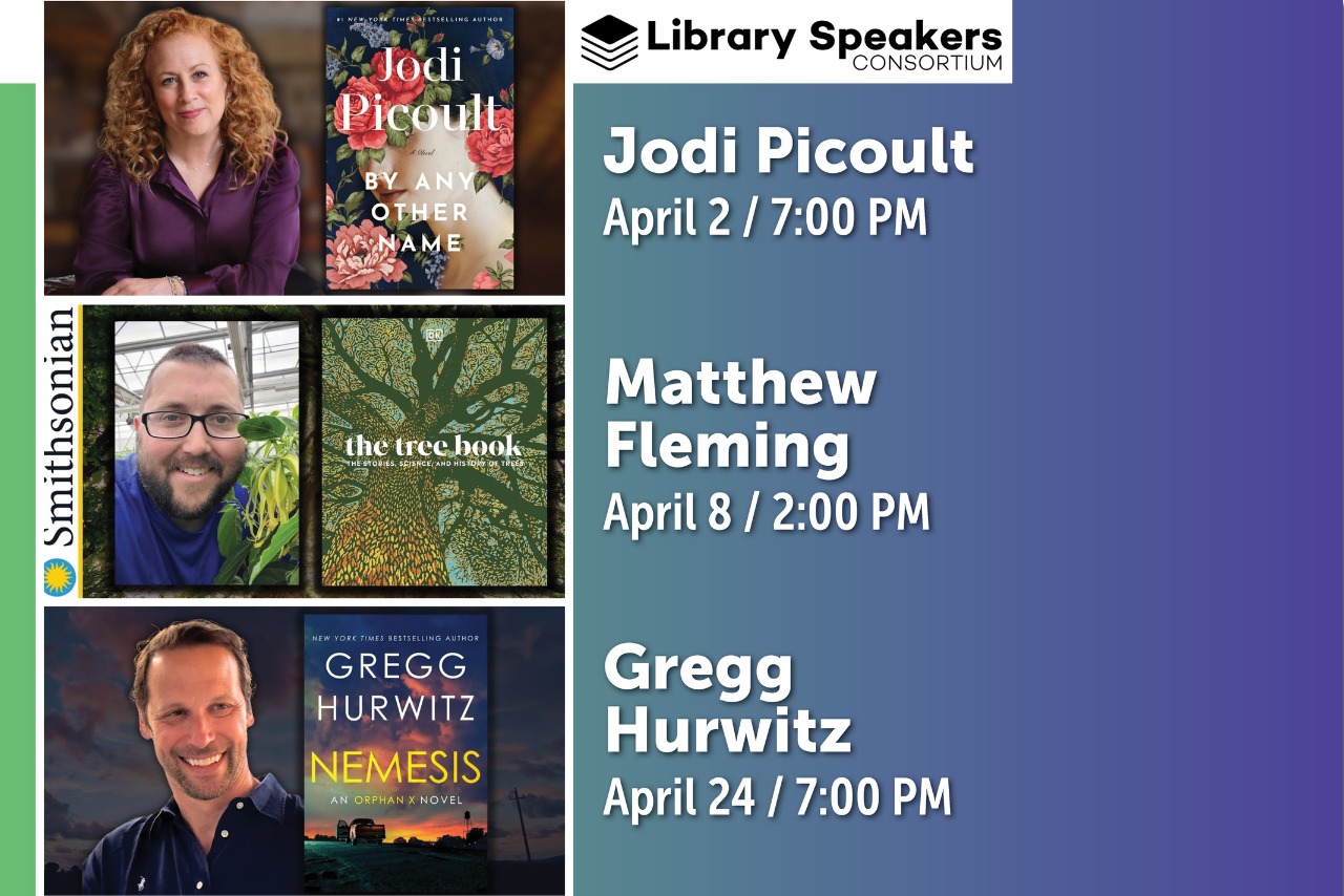 Exciting Virtual Author Events in April: Join the Library Speakers Consortium