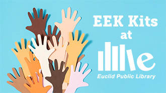 Multicolored hands raised and the text: EEK Kits at (EPL logo)