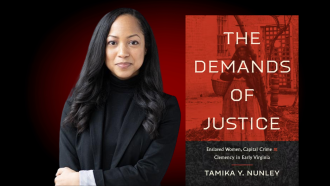 Tomika Nunley and her history book