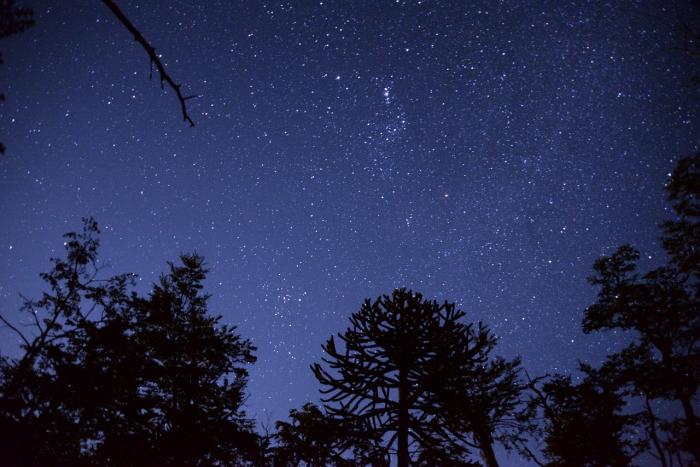 A photo of the night sky with stars