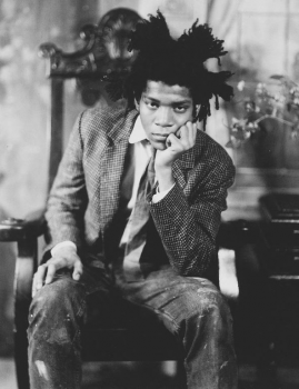 Portrait of artist Jean-Michel Basquiat by James Van Der Zee